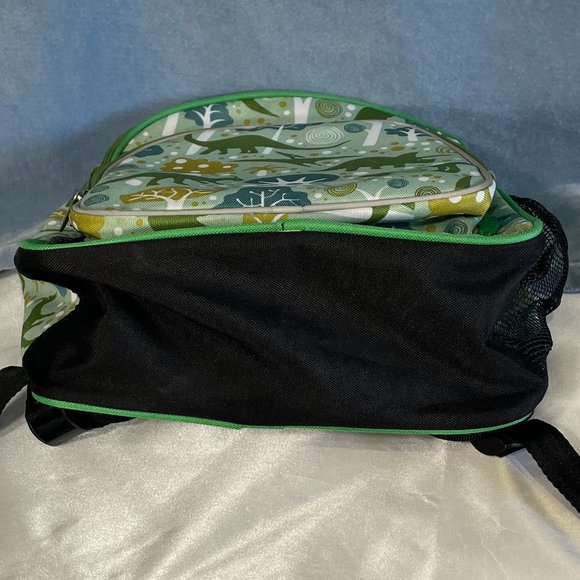 Wildkin Dinomite Dinosaurs Green 12" Insulated Front Pocket Kids Backpack - Picture 7 of 7